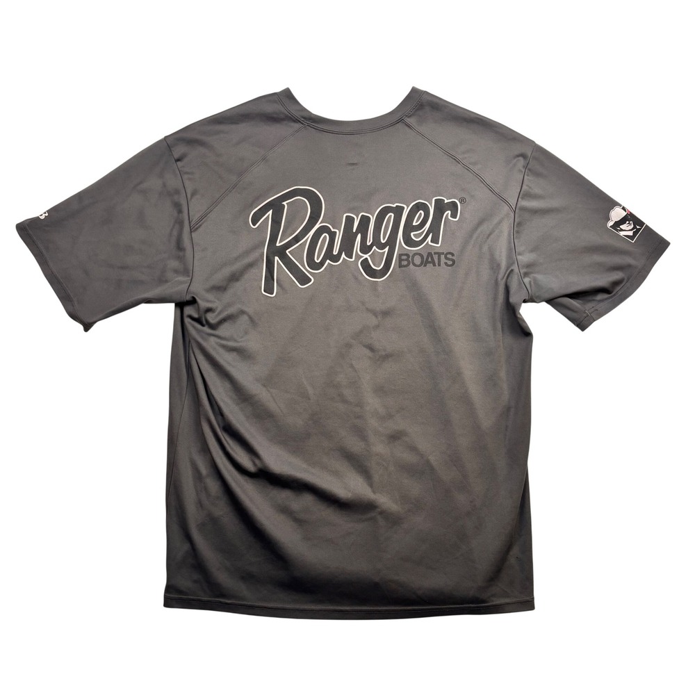 Ranger Boats Grey Performance T-Shirt Mens Large Ranger Cup Walleye Bass Fishing